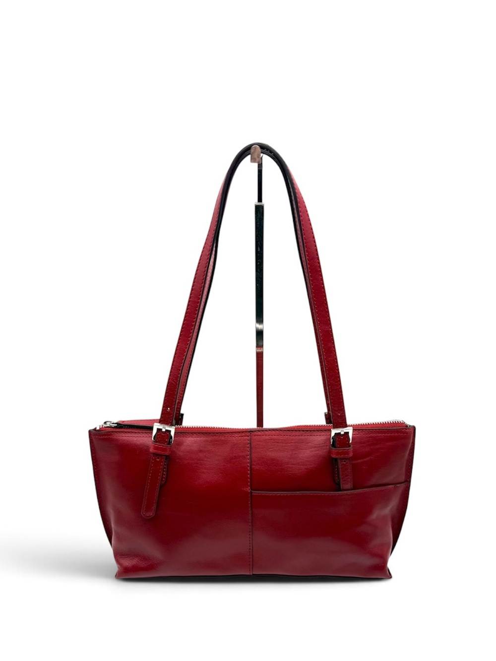 Hobo Angelica Shoulder Bag Red Leather